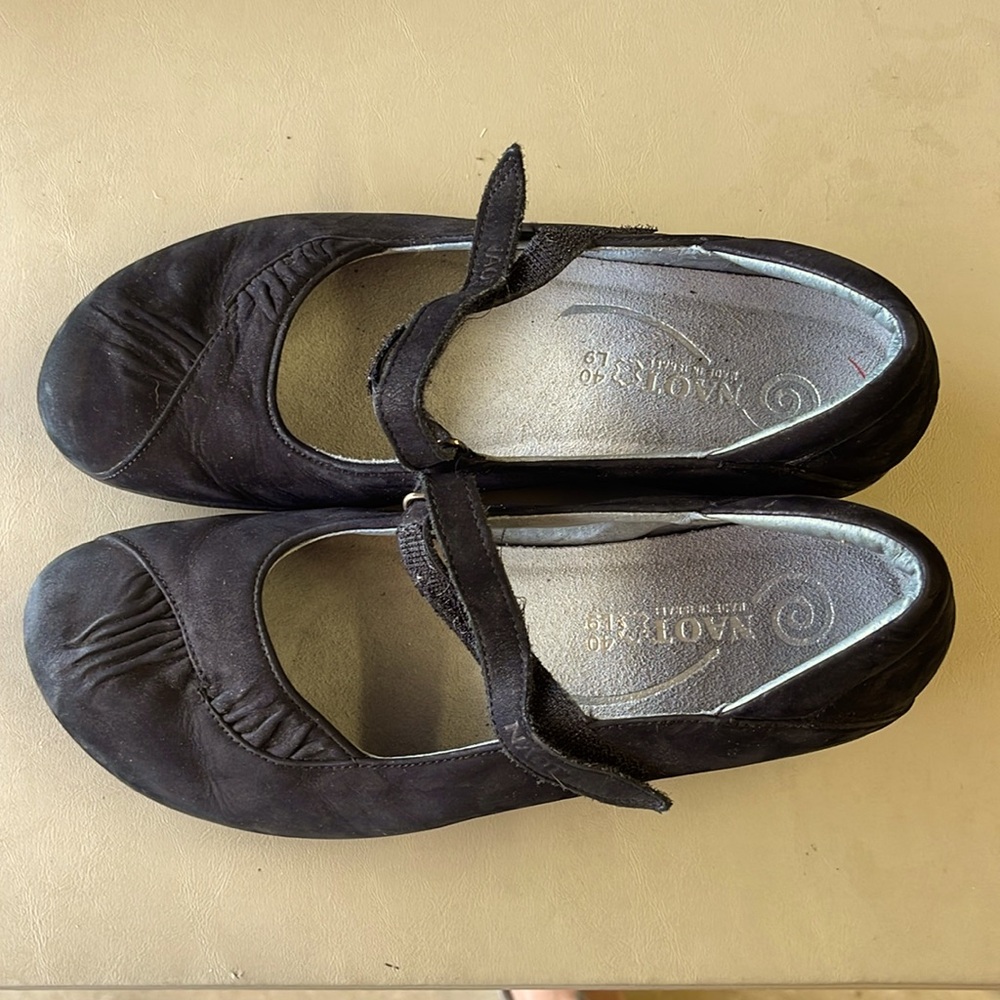 Women’s Black Mary Jane Style Naot shoes